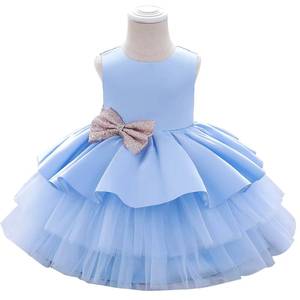 Vestido de Princesa sin Mangas con Lazo Grande para Bebés Niñas 2026, Traje de Bautizo, Primera Comunión, Dama de Honor, Disfraz para Actuación en Escenario - Product Image 4
