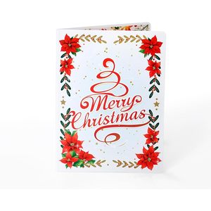 Pop up Christmas Cards 6x8 Inch 3D Greeting Cards Holiday Festival <b>Paper</b> Cards with <b>Gloss</b> Lamination Digital Printing 4-color - Product Image 4