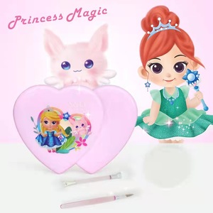 2025 Beauty Kit Trucco Moderno a Forma di Cuore in Plastica Multicolore Senza Ingredienti Nocivi per Giochi di Ruolo delle Bambine - Product Image 4