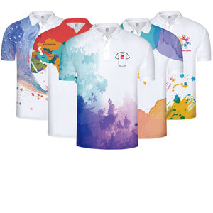 เสื้อโปโลใส่ได้ทั้งชายและหญิงเสื้อโปโลพิมพ์ลายซับลิเมชันงานโฆษณา - Product Image 1