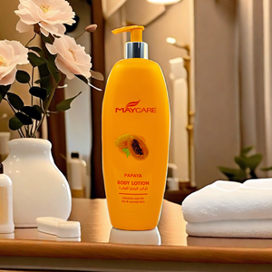 Crema y Loción Corporal Super Humectante de Papaya con Vitamina C y Ácido Hialurónico, Nutrición Profunda, Ecológica, para Mujeres y Hombres - Product Image 1