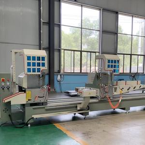 Endüstriyel alüminyum profil kesme ekipmanı-Metal kesme parçaları için çift kafa 45 ° hassas gönye testere - Product Image 2