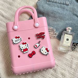 Bolso de mano para mujer, tipo Eva, para playa, con orificios, DIY, producto superventas en comercio electrónico, bolsa de almacenamiento, impermeable para exteriores, bolso cuadrado pequeño - Product Image 6