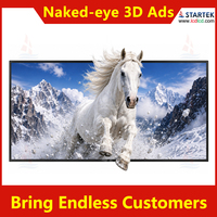 Pantalla LCD 3D sin Gafas de 110 Pulgadas 8K 7680x4320 con Sistema Operativo Windows, Visualización Ultra Ancha sin Mareos, Profundidad de 3m