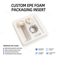 Insert d'emballage protecteur en mousse EPE personnalisé, plateau en mousse de polyéthylène expansé antichoc pour l'électronique, la quincaillerie et l'emballage cadeau