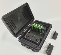 Boîtier de terminaison et de distribution de fibre optique FTTH IP68 avec répartiteur 1x16 et 1x8 intégré (CTO/NAP/FAT)