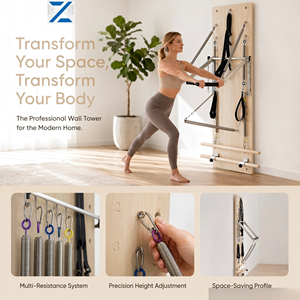 Tour murale multifonctionnelle professionnelle en bois d'érable réglable avec plateforme de fitness pour usage domestique et commercial - Product Image 2