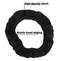 Housse de volant en peluche de haute qualité pour voitures, camions, bus, autocars – 38-50 cm – Hiver Chaud – Installation Rapide – Vente en Gros