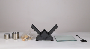 OEM/ODM Mini foyer Offre Spéciale de table tridimensionnel au bioéthanol combustible métallique foyer intérieur extérieur chauffage à flamme véritable - Product Image 6