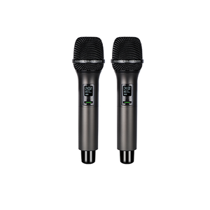 Nuevo MICRÓFONO INALÁMBRICO 1 a 2 portátil hogar KTV al aire libre <span class=keywords><strong>karaoke</strong></span> transmisión en vivo amplificador tarjeta de sonido micrófono universal - Product Image 3
