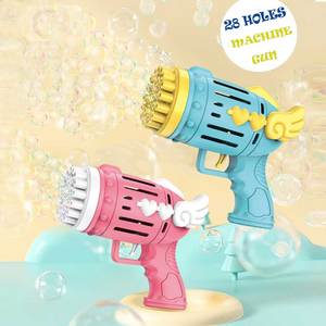 Pistolet à <span class=keywords><strong>bulles</strong></span> électronique 91 trous en plastique ABS, jouet pour <span class=keywords><strong>mariage</strong></span> et fête, <span class=keywords><strong>machine</strong></span> pour unisexe - Product Image 4
