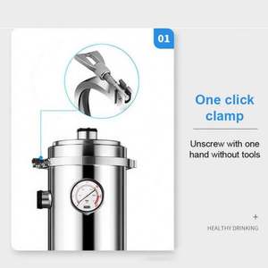 Purificador de Agua de Fibra UF de 5000 L/H con Membrana PVDF y Carcasa de Acero Inoxidable, Cartucho de Filtro de Agua para el Hogar - Product Image 5