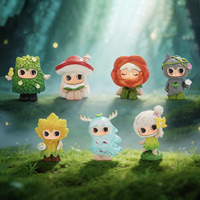 Figur Resin Elf Hutan yang Lucu, Kisah Roh Hutan, Kotak Misteri Koleksi, Mainan Misterius untuk Pajangan Meja, Hadiah Natal