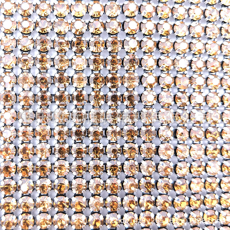 Black net claw crystal yellow