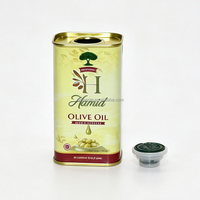 Vente en gros de boîtes en conserve personnalisées de 175, 200 et 250 ml pour huile d'olive, huile de truffe, huile de citron, huile de noix, huile d'avocat, huile de piment, huile de tournesol, emballage carré scellé