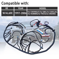 Faisceau de câblage autonome 4L60E DBC rouge/bleu pour moteur GMC Hummer 1997-2006 LS1 Swap Vortec 4.8 5.3 6.0L Truck Drive by Cable