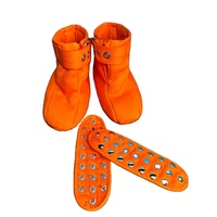 Bottes ABDL verrouillables avec semelles intérieures à rivets métalliques, chaussures de fétichisme Ageplay pour adultes
