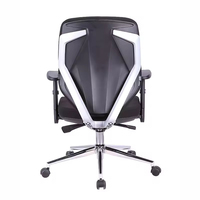 Chaise de bureau pivotante en gros avec siège et accoudoir en maille à mi-dossier rembourrés de couleur en option