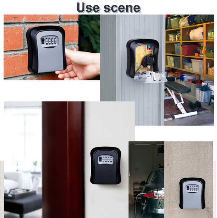 Asack G2 Wall Mounted Safety Key Lock Box - Secure & Convenient
