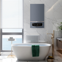 Chaudière murale électrique à condensation au gaz 20KW 26KW 30KW 220V pour chauffage intérieur, eau chaude instantanée pour salle de bain, type cheminée domestique