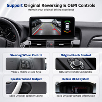 Pantalla Multimedia CodeLynk 1920*720 para BMW X3 F25 X4 F26 2011-2017 NBT CIC, Carplay Inalámbrico 4 en 1, Pantalla Táctil