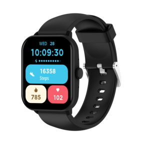 Montre connectée carrée TFT en silicone à écran tactile magnétique, suivi de la fréquence cardiaque, étanche IP65, pour sports de plein air – Vente en gros usine à prix abordable - Product Image 5