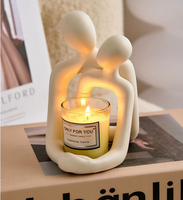 Nouvel Arrivage Professionnel : Ornement Nordique Abstrait en Céramique, Figurine de Couple, Veilleuse pour Salon, Chambre et Entrée
