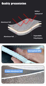 छत इन्सुलेशन फिल्म डबल-पक्षीय एल्यूमीनियम फिल्म मोती कपास सनशेड फिल्म वाटरप्रूफ थर्मल इन्सुलेशन फोम - Product Image 5
