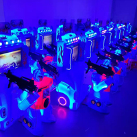Machine de jeu d'arcade de tir à l'eau avec écran HD 26 pouces, en métal durable, à monnayeur, pour 2 joueurs, pour enfants, sans fil, garantie 1 an