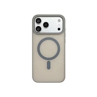 Étui de protection magnétique pour téléphone, design animal en acrylique, toucher doux, couleur contrastée, ODM YJY-1800Gs, nouvelle arrivée, stock disponible en usine.