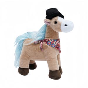 Juguete de caballo enano de peluche lindo juguete surtido de animales marrones regalos fiesta favores suministros decoración caballo de peluche animales de peluche - Product Image 1