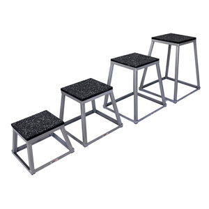 Conjunto de caja pliométrica de alta calidad para gimnasio Cross Fitness Power, estante cuadrado de acero para sentadillas con para entrenamiento CrossFit - Product Image 3