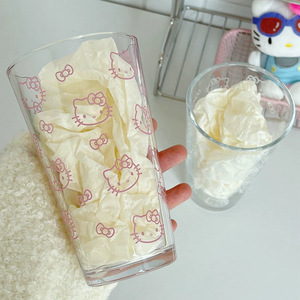 Bicchiere in Vetro con Simpatico Gattino Cartoon per Ragazze, Uso Estivo, Tazza Portatile per Caffè e Dessert da Hotel - Product Image 4