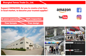 Temax Hướng Nội đẩy xe buýt cửa trượt đường sắt Túi tuôn ra cửa trượt hệ thống cho đồ nội thất phụ kiện đồ nội thất phần cứng - Product Image 6