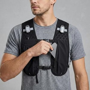 Hafif Koşu Yeleği, Çift Entegre LED Güvenlik Lambaları ve Gece Koşuları için Yüksek Görünürlüklü Yansıtıcı Şeritlerle Açık Hava Koşuları için Uygun - Product Image 4