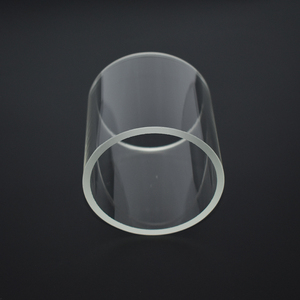 Tubo di quarzo sottovuoto trasparente in silice fusa - Product Image 5