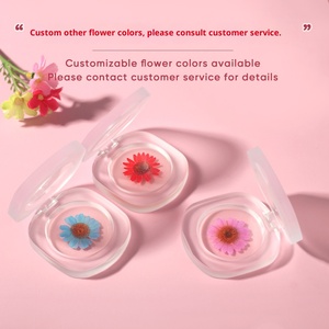 Produits de beauté SHS en gros, crème aux fleurs naturelles, ambre transparent, fini mat changeant de couleur, blush double usage pour <span class=keywords><strong>les</strong></span> lèvres et <span class=keywords><strong>les</strong></span> <span class=keywords><strong>joues</strong></span> - Product Image 3
