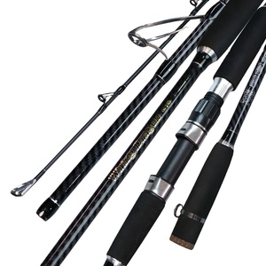 Canne à pêche spinning en carbone haute qualité, super résistante et rapide, deux sections. - Product Image 1