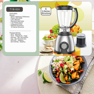 Robot culinaire électrique multifonction pour la maison : <span class=keywords><strong>mixeur</strong></span>, blender, hachoir, presse-agrumes, préparateur de smoothies et de repas pour bébé - Product Image 5
