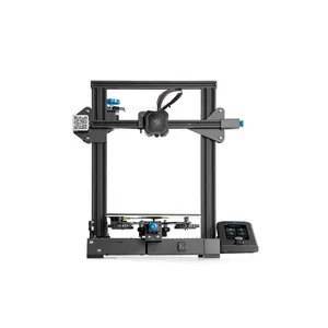 2020 Meluncurkan Creality Ender 3 V2 Printer 3d Terbaru dengan Cetakan Diam, Layar Warna, Tensioner Sabuk untuk Penjualan Laris