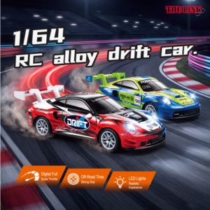 รถดริฟท์ขนาดเล็ก 2026 1/64 มินิ 2.4GHz อัลลอย 4WD พร้อมรีโมทแบบปืนควบคุมสัดส่วนเต็มรูปแบบ พร้อมใช้งาน - Product Image 3