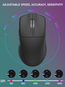 Ultra-lightweight Gaming <strong>Mouse</strong> BT 2.4G Wireless <strong>Mouse</strong> Sensor SG8925 4000 DPI Triple-mode Wireless Gaming <strong>Mouse</strong> - Product Image 3