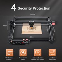 ORTUR Laser Master 2 Pro S2 LU2-10A 10000mW CNC Cutter 0.05x0.1mm Compressed Spot Laser Engraver pour le bois et le métal