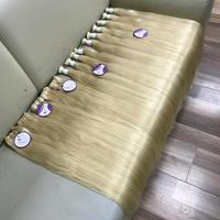 Extensions de cheveux 100% naturels vietnamiens Remy, teintes blond 613, lisses, double trame, 100g, vierges, longueur 6-32 pouces