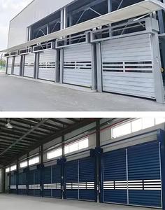 Puertas de Casa personalizadas Aleación de aluminio Rull up Door Overhead Garage Rolling Doors to Garage - Product Image 6
