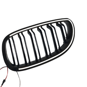 Parrilla LED BMW negra brillante para el modelo de doble línea de la serie 5 E60 2004-2009, pieza de repuesto - Product Image 5