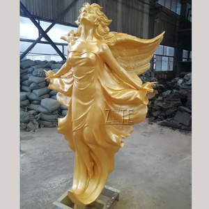 Diseños clásicos monumentos de bronce cementerio Ángel estatua escultura - Product Image 3