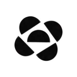 Cabujón de Ónix Negro de Alta Calidad en Forma de Media Luna, 8x12mm, Cabujón Plano Suelto para Joyería DIY, Anillos y Collares, Gemas Cabujón Lisas - Product Image 1