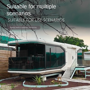 2024 Apple Villa danh lam thắng cảnh ngoài trời khách sạn giải trí nhà CONTAINER thép không gian di động kết nối <span class=keywords><strong>internet</strong></span> mới viên nang văn phòng - Product Image 3