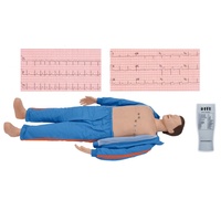 Mannequin de formation ECG avancé Mannequin médical Simulateur ECG informatisé pour adulte